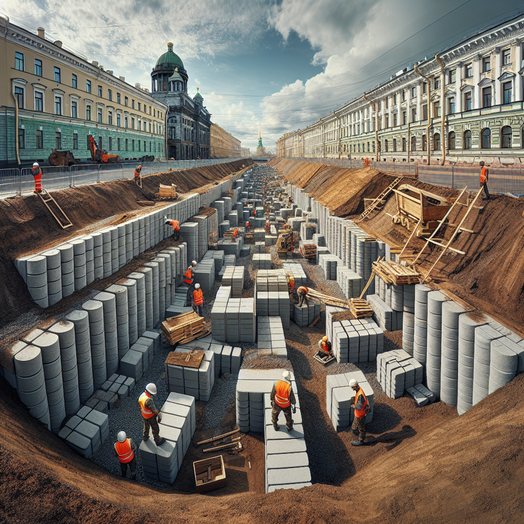 Подпорные блоки в Санкт-Петербурге: где применяются и как выбрать