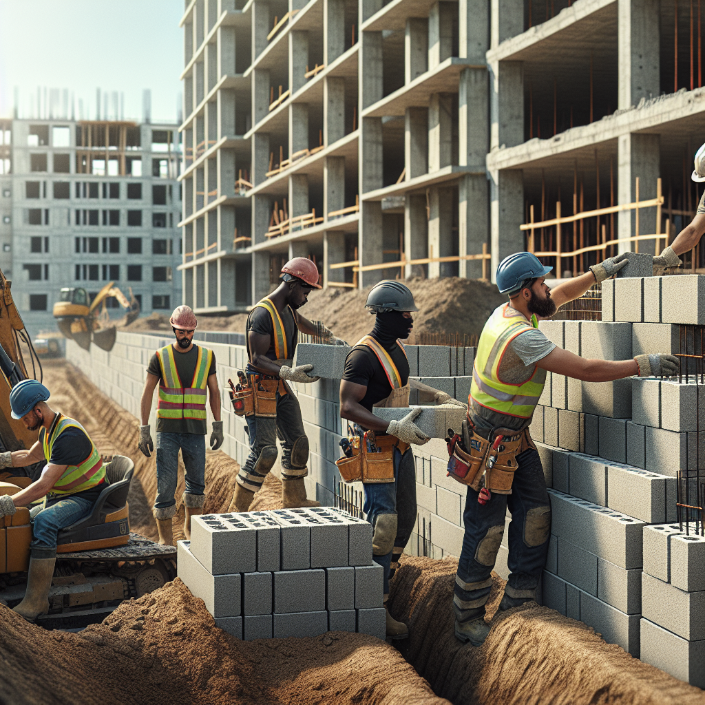 Монтаж подпорных блоков под ключ в СПб: этапы работ и нюансы