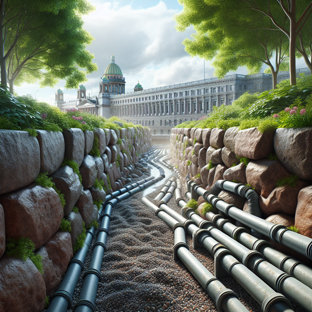 Дренаж для подпорной стены в Санкт-Петербурге: как избежать разрушения