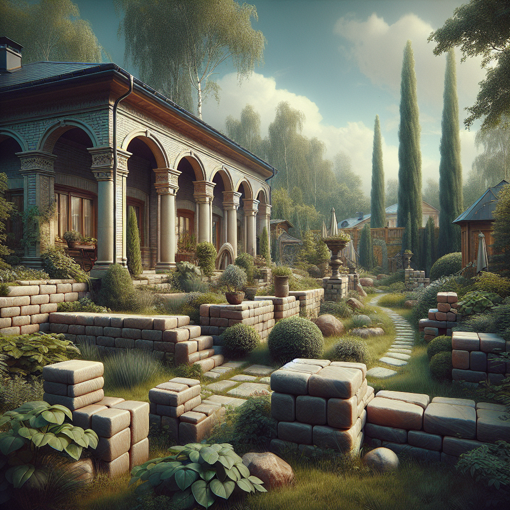 Подпорные блоки для дачи в СПб: какие выдерживают нагрузку и влагу