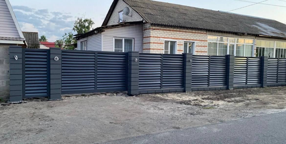 Блок наборный для столбов забора